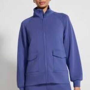 Mondetta Soft Luxe GRS Certified Recycled Poly Full Zip Top, Women's XS